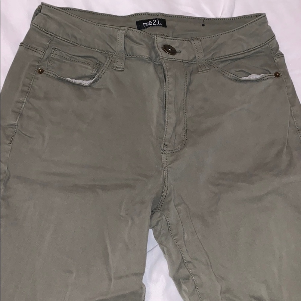 Rue21 green jeans